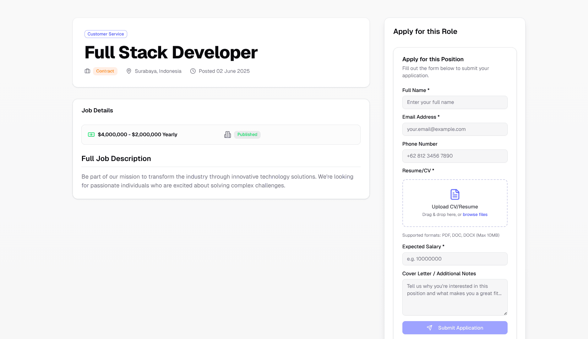 Seamless Application Process - 1